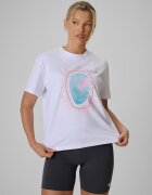 4F Tricou loose cu imprimeu pentru femei - S
