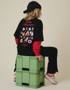 4F Tricou loose cu imprimeu pentru fete - 122/128 (6-8 ani)