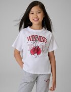 4F Tricou loose cu imprimeu pentru fete - 134/140 (8-10 ani)