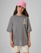 4F Tricou loose cu imprimeu pentru fete - 134/140 (8-10 ani)