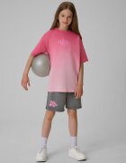 4F Tricou loose cu imprimeu pentru fete - 146/152 (10-12 ani)