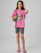 4F Tricou loose cu imprimeu pentru fete - 146/152 (10-12 ani)