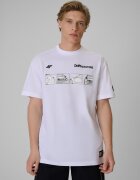 4F Tricou loose cu imprimeu unisex | Drift Masters - S