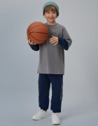 4F Tricou loose cu mânecă lungă cu imprimeu pentru băieți - 158/164 (12-14 ani)
