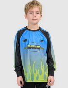 4F Tricou loose cu mânecă lungă cu uscare rapidă pentru băieți - 146/152 (10-12 ani)