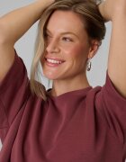 4F Tricou loose cu modal pentru femei - burgundy XL