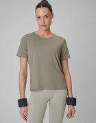 4F Tricou loose de antrenament cu uscare rapidă pentru femei - verde XS