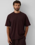 4F Tricou loose simplu pentru bărbați - maro M