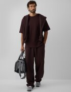 4F Tricou loose simplu pentru bărbați - maro M