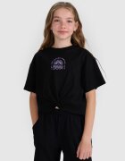 4F Tricou oversize crop top cu imprimeu pentru fete - 134