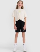 4F Tricou oversize crop top cu imprimeu pentru fete - 146