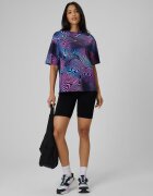 4F Tricou oversize cu imprimeu damă - M