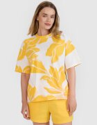 4F Tricou oversize cu imprimeu pentru femei - multicolor XS