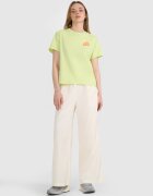 4F Tricou oversize cu imprimeu pentru femei - XS