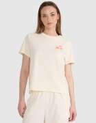 4F Tricou oversize cu imprimeu pentru femei - XS