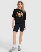 4F Tricou oversize cu imprimeu pentru femei - XS
