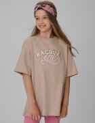 4F Tricou oversize cu imprimeu pentru fete - 134/140 (8-10 ani)