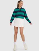 4F Tricou oversize cu mânecă lungă pentru femei - XS