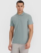 4F Tricou polo regular pentru bărbați - kaki S