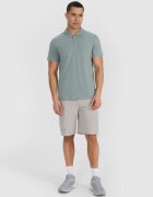 4F Tricou polo regular pentru bărbați - kaki S