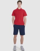 4F Tricou polo regular pentru bărbați - roșu M