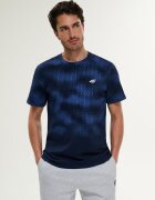 4F Tricou regular cu imprimeu bărbați - S