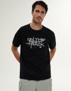 4F Tricou regular cu imprimeu bărbați - S