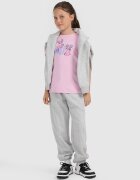 4F Tricou regular cu imprimeu de sărbători pentru fete - 152