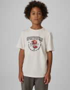 4F Tricou regular cu imprimeu pentru băieți - crem 152