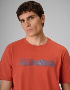 4F Tricou regular cu imprimeu pentru bărbați - coral XL