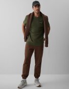 4F Tricou regular cu imprimeu pentru bărbați - kaki M