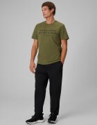 4F Tricou regular cu imprimeu pentru barbati - khaki S
