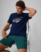 4F Tricou regular cu imprimeu pentru bărbați - L