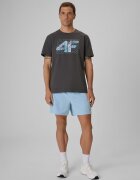 4F Tricou regular cu imprimeu pentru bărbați - S