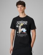 4F Tricou regular cu imprimeu pentru bărbați - S