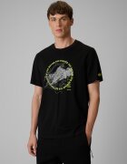 4F Tricou regular cu imprimeu pentru bărbați - L
