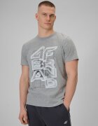 4F Tricou regular cu imprimeu pentru bărbați - S