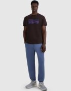 4F Tricou regular cu imprimeu pentru bărbați - maro S