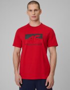 4F Tricou regular cu imprimeu pentru bărbați - roșu S
