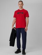 4F Tricou regular cu imprimeu pentru bărbați - roșu S