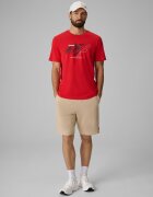 4F Tricou regular cu imprimeu pentru bărbați - roșu L