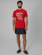 4F Tricou regular cu imprimeu pentru bărbați - roșu M