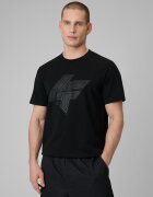 4F Tricou regular cu imprimeu pentru bărbați - S