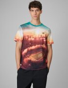 4F Tricou regular cu imprimeu pentru bărbați - S
