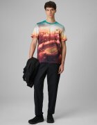 4F Tricou regular cu imprimeu pentru bărbați - S