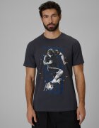 4F Tricou regular cu imprimeu pentru bărbați - M