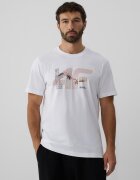 4F Tricou regular cu imprimeu pentru bărbați - S