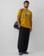 4F Tricou regular cu imprimeu pentru bărbați - M