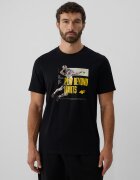 4F Tricou regular cu imprimeu pentru bărbați - XL