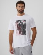 4F Tricou regular cu imprimeu pentru bărbați - XL